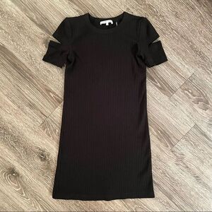 Helmut Lang slash sleeve shirt dress